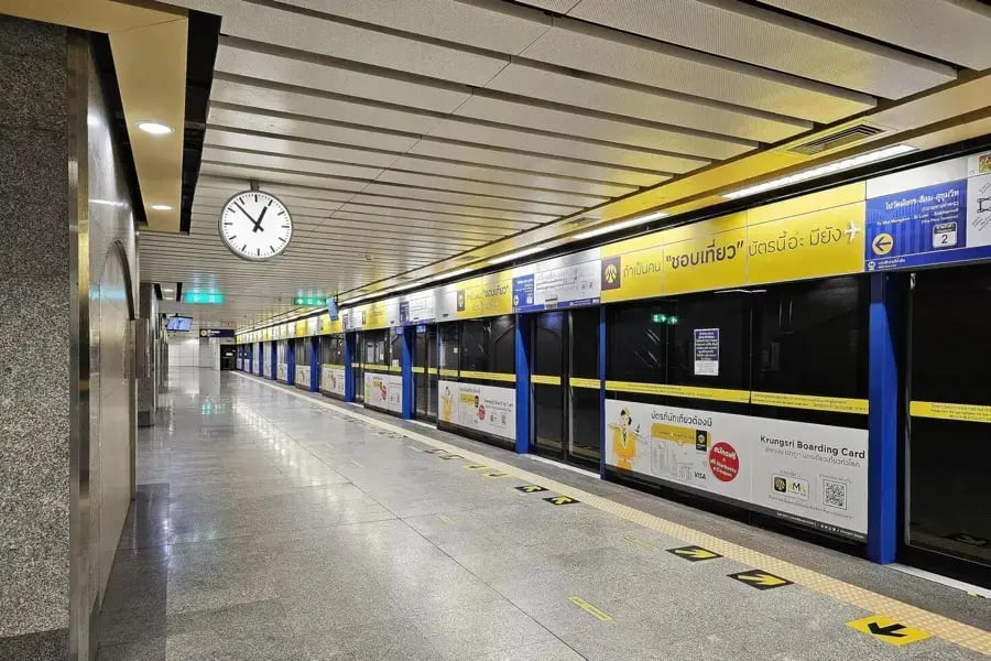 photo of MRT station in Bangkok